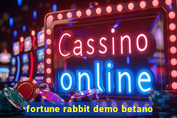 fortune rabbit demo betano